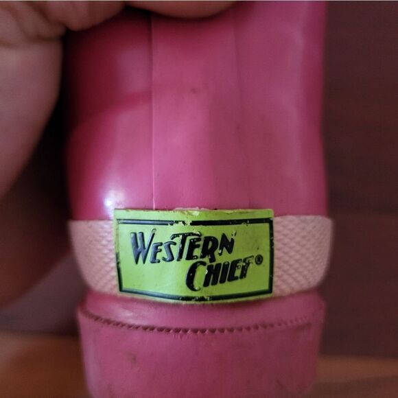 Western Chief hot pink toddler girl rain boots - Picture 5 of 8
